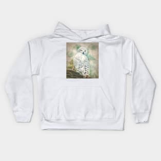 Snowy owl Kids Hoodie